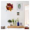 CAREG Spring Wreath Artificial Bow Wreath Fit for All Seasons Round Wreath Fit for Front Door Farmhouse Wall Window Decoration Durable view 4