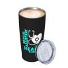 ADTEMP Medical Assistant Heart Cup 20oz Stainless Steel Straw Cover Cup, Car Cup, Coffee Cup, Cup With Cover Suitable For Cars And Offices Black view 3