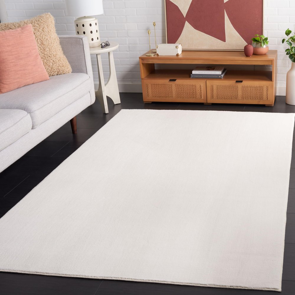 SAFAVIEH Washable Rug Loft Collection - 3' x 5', Ivory, Slip Resistant & Easy Cleaning, Ideal for Living Room, Bedroom, Home Office, Nursery, Kids Playroom, Dining Space (LFT315A)