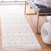 SAFAVIEH Augustine Collection Runner Rug - 2' x 7', Ivory, Moroccan Boho Fringe Cotton Scandinavian Design, Ideal for The Living Room, Bedroom, Dining Room (AGT758A-27) view 1