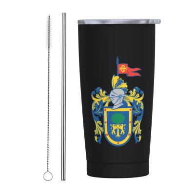 ADTEMP Jalisco Flag Cup 20oz Stainless Steel Straw Cover Cup, Car Cup, Coffee Cup, Cup With Cover Suitable For Cars And Offices Black