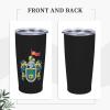 ADTEMP Jalisco Flag Cup 20oz Stainless Steel Straw Cover Cup, Car Cup, Coffee Cup, Cup With Cover Suitable For Cars And Offices Black view 4