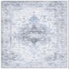 Safavieh Washable Rug Arizona Collection - 3' x 5', Ivory & Blue, Slip Resistant & Easy to Clean, Ideal for Living Room, Entryway, Foyer, Kitchen, Bedroom (ARZ123A) view 1