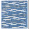 SAFAVIEH Washable Rug Outdoor Courtyard Collection - 2'3" x 20' Runner, Blue & Beige, Non-Shedding & Easy Cleaning, Ideal for Patio, Entryway, Mudroom, Hallway, Kitchen (CY6012-233) view 3