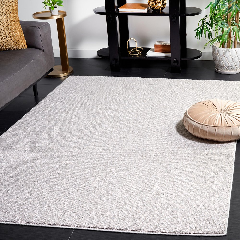 SAFAVIEH Area Rug 8x10 - River Collection - Large - Beige, Solid Pattern, Non-Shedding & Easy Cleaning, Ideal for Living Room, Bedroom, Office, Dining Space (RVR600B)