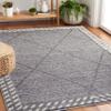 Martha Stewart x SAFAVIEH Area Rug Collection - 5'1" x 7'6", Grey & Ivory, Non-Shedding & Easy Cleaning, Ideal for Living Room, Bedroom, Office, Dining Space (MSR0752F) view 1