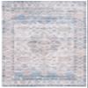 Safavieh Washable Rug Arizona Collection - 4' x 6', Ivory & Light Blue, Slip Resistant & Easy to Clean, Ideal for Foyer, Kitchen, Nursery, Office, Bedroom (ARZ128F) view 3