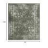 SAFAVIEH Area Rug 6x9 - Adirondack Collection - Ivory & Dark Green, Distressed Vintage Floral Design, Non-Shedding & Easy to Clean, Ideal for Living Room, Bedroom, Dining (ADR109X) view 2