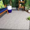 SAFAVIEH Washable Rug Outdoor Courtyard Collection - 5'3" x 7'7", Ivory & Dark Grey, Non-Shedding & Easy Cleaning, Ideal for Patio, Backyard, Mudroom (CY8586-59021) view 1