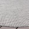 SAFAVIEH Washable Rug Outdoor Courtyard Collection - 5'3" x 7'7", Ivory & Dark Grey, Non-Shedding & Easy Cleaning, Ideal for Patio, Backyard, Mudroom (CY8586-59021) view 4