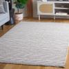 SAFAVIEH Camden Collection Area Rug - 4' x 6', Grey, Modern Design, Ideal for High Traffic Areas in Living Room, Bedroom, Dining Room (CAD654F-4) view 1