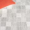 SAFAVIEH Washable Rug Outdoor Courtyard Collection - 2'2" x 8' Runner, Grey & Dark Grey, Checkered Design, Non-Shedding & Easy Cleaning, Ideal for Patio, Entryway, Mudroom, Kitchen (CY8676-55312) view 4