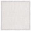 Martha Stewart x SAFAVIEH Area Rug Collection - 6'7" Square, Ivory & Grey, Non-Shedding & Easy Cleaning, Ideal for Living Room, Bedroom, Office, Dining Space (MSR1904A) view 1