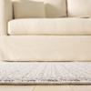 Martha Stewart x SAFAVIEH Area Rug Collection - 6'7" Square, Ivory & Grey, Non-Shedding & Easy Cleaning, Ideal for Living Room, Bedroom, Office, Dining Space (MSR1904A) view 3