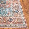 Safavieh Washable Rug Arizona Collection - 6' Square, Rust & Blue Green, Slip Resistant & Easy to Clean, Ideal for Living Room, Bedroom, Home Office, Dining Space (ARZ126R) view 3