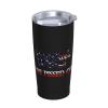 ADTEMP We The People Are Pissed Off Cup 20oz Stainless Steel Straw Cover Cup, Car Cup, Coffee Cup, Cup With Cover Suitable For Cars And Offices Black view 2