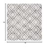SAFAVIEH Washable Rug Outdoor Courtyard Collection - 6'7" Square, Ivory & Black, Non-Shedding & Easy Cleaning, Ideal for Patio, Backyard, Mudroom (CY8951-53712) view 3