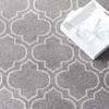 SAFAVIEH Area Rug 8x10 - Amherst Collection - Large - Grey & Light Grey, Geometric Pattern, Non-Shedding & Easy Cleaning, Ideal for Living Room, Bedroom, Office, Dining Space (AMTL412C) view 3