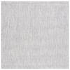SAFAVIEH Washable Rug Outdoor Courtyard Collection - 6'7" Square, Ivory & Beige Grey, Non-Shedding & Easy Cleaning, Ideal for Patio, Backyard, Mudroom (CY8586-59221) view 1