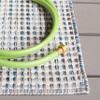 SAFAVIEH Washable Rug Outdoor Courtyard Collection - 6'7" Square, Ivory & Beige Grey, Non-Shedding & Easy Cleaning, Ideal for Patio, Backyard, Mudroom (CY8586-59221) view 2
