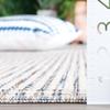 SAFAVIEH Washable Rug Outdoor Courtyard Collection - 6'7" Square, Ivory & Beige Grey, Non-Shedding & Easy Cleaning, Ideal for Patio, Backyard, Mudroom (CY8586-59221) view 3