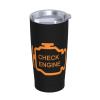 ADTEMP Check Engine Light Cup 20oz Stainless Steel Straw Cover Cup, Car Cup, Coffee Cup, Cup With Cover Suitable For Cars And Offices Black view 2