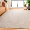 SAFAVIEH Vermont Collection Area Rug - 4' x 6', Beige, Geometric Design, Handmade Wool, Ideal for The Living Room, Bedroom, Dining Room (VRM808B-4) view 1
