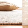 SAFAVIEH Vermont Collection Area Rug - 4' x 6', Beige, Geometric Design, Handmade Wool, Ideal for The Living Room, Bedroom, Dining Room (VRM808B-4) view 2