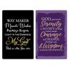 African American Expressions Waymaker/Serenity Prayer Magnet Set - 2.25" x 3" - Inspirational Black Art Refrigerator Magnets - Set of 2 - M-216 view 1