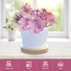 Yardwe 9pcs Simulated Succulents Plants Faux Plant Fake Artificial Greenery Imitation Succulents or view 4