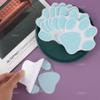 AUEAR, 10 Pack Non-Slip Bathtub Stickers Bathroom Tubs Showers Treads Adhesive Decals Scraper Blue view 4