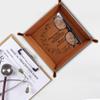 Bella Busta - Thank You Doctor- Appreciation Gift for Dr- Christmas, Retirement, Birthday -Doctor Office Desk Set-Engraved Leather Tray (Family Doctor) view 2