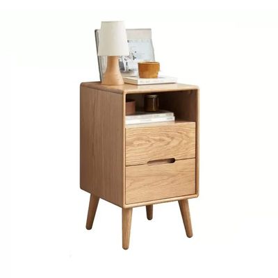 Nightstands Home Creative Living Room Storage Cabinet with Double Drawer Ultra-Narrow Storage Cabinet Bedroom Bedside Cabinet Bedside Table (Color : A, Size : 35 * 35 * 60cm)