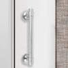 Xcello Adjustable Wood Door Handle, Brushed Stainless Steel and Aluminum Alloy Furniture Hardware view 3