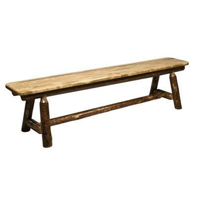 6' Long Plank Style Bench