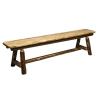 6' Long Plank Style Bench view 1