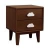 Bedside Table Classic Nightstand Beech End Tables Creative Cloud Bedside Table Closed Drawer + Open Storage Surface Design Bedside Cabinet Side Table view 1