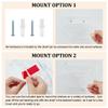 AHANDMAKER 4Pcs Acrylic Floating Shelves, 5" Clear Small Acrylic Wall Shelves, Mini Collectibles Organizers, with Adhesive and Screw, Universal Shelves for Security Cameras, Speakers, Makeup, Figures view 3