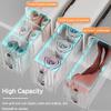 VINGAA Sock Drawer Organizer,Bra and Panty Organizer for Drawer,Plastic Wall Mount Sock Organizer,Drawer Closet Underwear Organizer,Underwear Organizer,for Panties,Socks,Underwear(2 Piece Set) view 3