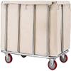 Shelf Movable Trolleys Rolling Laundry Sorter Cart Laundry Basket On Wheels Hamper With Removable Bags Total Capacity 400L/Blue (Beige) view 1