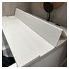 Bathtub Tray Foldable Bathtub Cover Shutter Bath Lid, White Bathtub Insulation Cover, 0.6cm Thickness Waterproof Dust-Proof Cover Bathtub Tray for Book, Phone, Tablet Multifunctional (Color : White, view 1