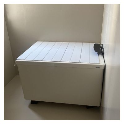 Bathtub Tray Folding Bathtub Cover Bath Lid Bathtub Tray, PVC Dust-Proof Board Shutter Bath Lid, Scalable Insulation Cover Bath Shelf for Spa, Bathroom & Shower, 0.6cm Thickness Multifunctional (Colo