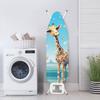 Flashideas Cute Giraffe Ironing Board Cover and Pad Standard Size Ironing Board Cover and Pad Ventilate Extra Wide Ironing Pad for Table Modern Design view 4