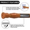 2 Pcs Small Tension Rod 16-28 Inch,Short Curtain Rod No Drilling Tension Curtain Rod Adjustable Spring Curtain Rods for Small Window, Closet, Cupboard, Shoe Rack, Kitchen view 3