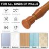 2 Pcs Small Tension Rod 16-28 Inch,Short Curtain Rod No Drilling Tension Curtain Rod Adjustable Spring Curtain Rods for Small Window, Closet, Cupboard, Shoe Rack, Kitchen view 4