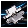 VNE 2PCS NAIERDI 304 Stainless Steel Hidden Hinges Seven Size Invisible Concealed Folding Door Hinge for Kitchen Furniture Hardware (Size : 16x70mm) view 4