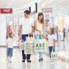 Sublimation Blank Tote Bags, 20Pcs Canvas Tote Bags 16.1 x 15.4 Inch, 9.1 x 8.3 Inch Small Canvas Tote Bag Reusable Grocery Bags Shopping Cloth Bag for Heat Transfer, DIY, Valentines Craft, White view 4