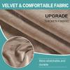 ATLION 2 pcs Bar Stool Covers Round Stool Cushion Covers Barstool Covers Stool Chair Covers for Kitchen Living Room Decor(C,16-18inch) view 2
