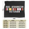 Afghanistan and Iraq Veteran Throw Blanket 50X40in Warm Super Soft Flannel Blankets for Bed Sofa Great Gift2 view 4
