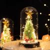LOSTIS Glass Cover Christmas Tree Ornament Glowing Christmas Tree Decorative Lights view 2
